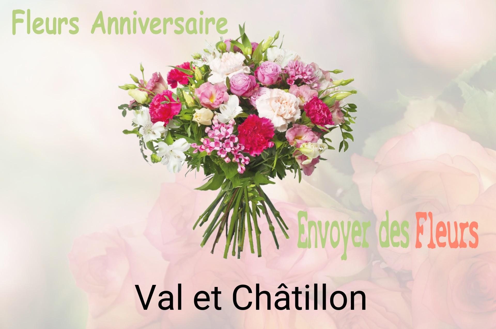 Bouquet de fleurs d’anniversaire livré à Val-et-Châtillon